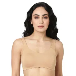 BLOSSOM Beige Full Coverage Sports Bra-picture-13