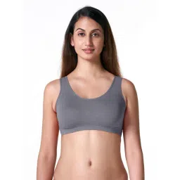 BLOSSOM Grey Full Coverage Sports Bra-picture-14