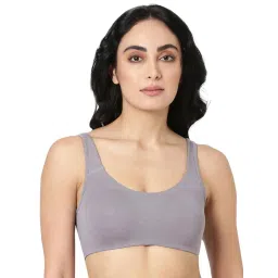 BLOSSOM Grey Full Coverage Sports Bra image 1