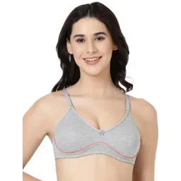 BLOSSOM Grey Textured Full Coverage Everyday Bra-picture-29
