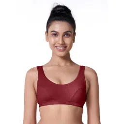 BLOSSOM Maroon Full Coverage Sports Bra-picture-41