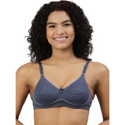 BLOSSOM Navy Textured Full Coverage Everyday Bra-picture-36