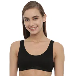 BLOSSOM Non Padded Dry Fit Wire free Pure Cotton Workout Bra With All Day Comfort-picture-14