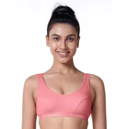 BLOSSOM Non Padded Dry Fit Wire free Pure Cotton Workout Bra With All Day Comfort-picture-31
