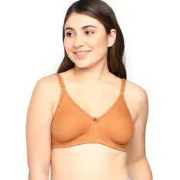 BLOSSOM Orange Medium Coverage T-Shirt Bra-picture-47