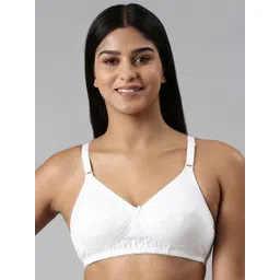 BLOSSOM Women Solid Double Layered Full Coverage Non Wired Non Padded Cotton Bra-picture-34