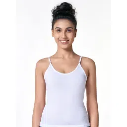BLOSSOM Womens Cotton Camisole Thin Adjustable Strap Slips_Comfort Slip-picture-41