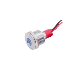 Blue 10-24V 12mm LED Metal Indicator Light with 15CM Cable-image-8