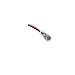 Blue 3-9V 8mm LED Metal Indicator Light with 15CM Cable-picture-44