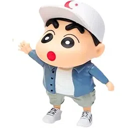 Blue Aura Shinchan Action Figure Height- 9CM PVC Multi Colour Collectible Gifting | Grey-picture-12
