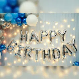 Blue Balloon Birthday Decor image 4