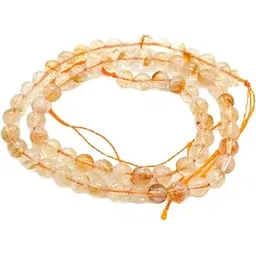 Blue bijoux Natural Stone Citrine Beads 8MM Polished Smooth A Grade Round Gemstone Beads for Jewelry Making-picture-30