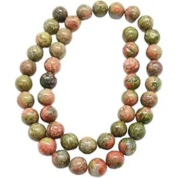 Blue bijoux Natural Stone Unakite Beads Polished Smooth Round Gemstone Beads for Jewelry Making-picture-12