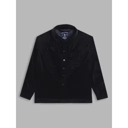Blue Giraffe Boys Black Solid Casual Shirt-picture-29