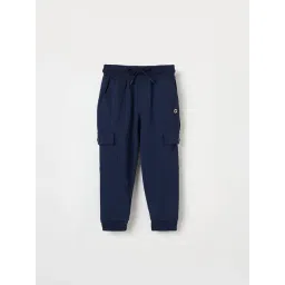 Blue Giraffe Boys Blue Solid Regular Fit Joggers-picture-37