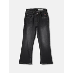 Blue Giraffe Boys Bootcut Light Fade Stretchable Jeans-picture-38