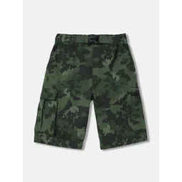 Blue Giraffe Boys Camouflage Printed Pure Cotton Shorts-picture-34