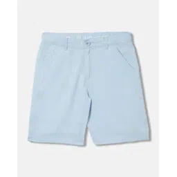 blue giraffe Boys Mid-Rise Regular Fit Shorts-picture-12