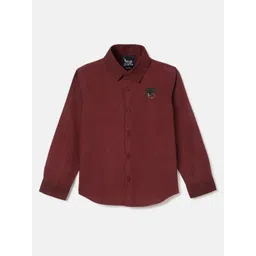 Blue Giraffe Boys Opaque Casual Shirt-picture-35