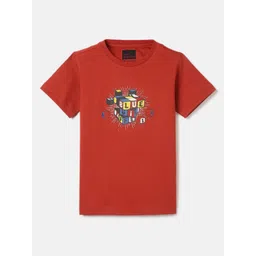 Blue Giraffe Boys Printed Applique T-shirt-picture-15