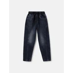Blue Giraffe Boys Straight Fit Heavy Fade Stretchable Jeans-picture-29