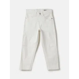 Blue Giraffe Boys Tapered Fit Mid-Rise Stretchable Jeans-picture-40