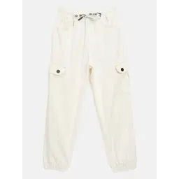 Blue Giraffe Boys White Cotton Jeans-picture-39