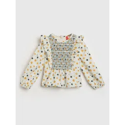 Blue Giraffe Girls Cotton Tops-picture-58