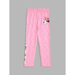 Blue Giraffe Girls Printed Pure Cotton Ankle Length Leggings-picture-31