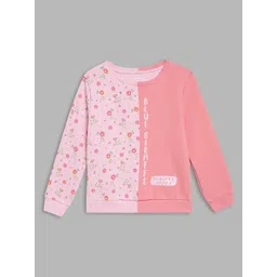 Blue Giraffe Girls Printed Sweatshirt-picture-29