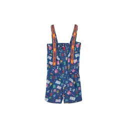 Blue Giraffe Kids Blue Printed Jumpsuit-picture-10