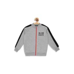 Blue Giraffe Kids Light Grey Printed Sweatshirt-picture-40