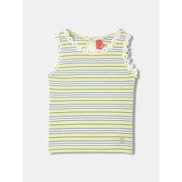 Blue Giraffe Kids Lime Yellow Striped Top-picture-41