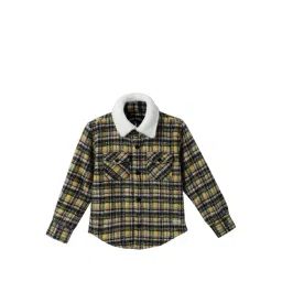 Blue Giraffe Kids Multicolor Checks  Shirt-picture-21