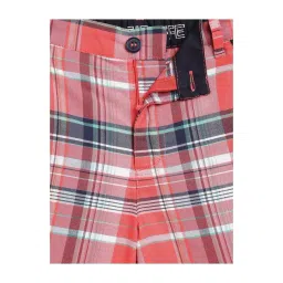 Blue Giraffe Kids Multicolor Checks Shorts image 3