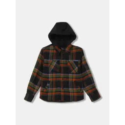 Blue Giraffe Kids Multicolor Chequered Full Sleeves Sacket-picture-14