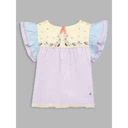 Blue Giraffe Kids Multicolor Cotton Embroidered Top-picture-25