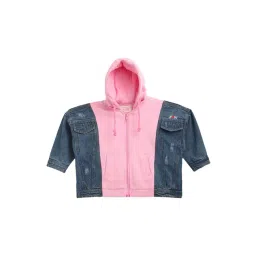 Blue Giraffe Kids Multicolor Cotton Jacket-picture-31