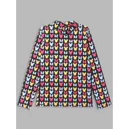 Blue Giraffe Kids Multicolor Cotton Printed Full Sleeves T-Shirt-picture-26