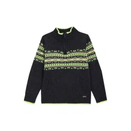 Blue Giraffe Kids Multicolor Cotton Printed Sweater-picture-30