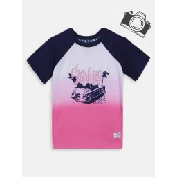 Blue Giraffe Kids Multicolor Cotton Printed T-Shirt-picture-37