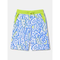 Blue Giraffe Kids Multicolor Cotton Short-picture-39