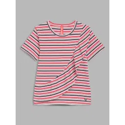 Blue Giraffe Kids Multicolor Cotton Striped Top-picture-39