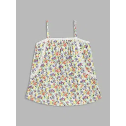 Blue Giraffe Kids Multicolor Floral Print Top-picture-40