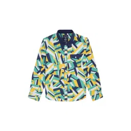 Blue Giraffe Kids Multicolor Printed Shirt-picture-37