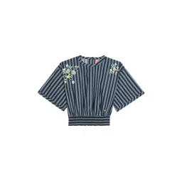 Blue Giraffe Kids Multicolor Striped Top-picture-47