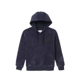Blue Giraffe Kids Navy Solid  Hoodie-picture-28