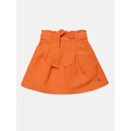 Blue Giraffe Kids Orange Skirt-picture-15