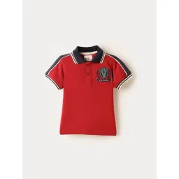 BLUE GIRAFFE Kids Red Knitted Pullover Polo T-Shirt-picture-44