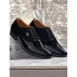 Blue Horse Men Leather Formal Shoes-picture-0